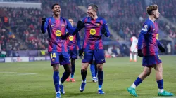 Barcelona venció por 4-2 al Slavia Praga en la UEFA Champions League.