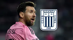 Inter Miami y el escudo de Alianza Lima.