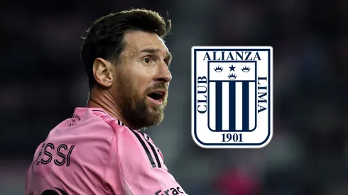 Inter Miami y el escudo de Alianza Lima.