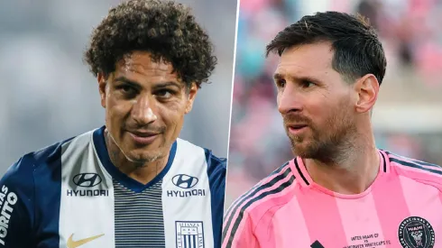 Paolo Guerrero y Lionel Messi, figuras de Alianza Lima e Inter Miami, respectivamente.