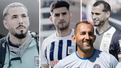 Hernán Barcos, Sergio Peña, Carlos Zambrano y Miguel Trauco.