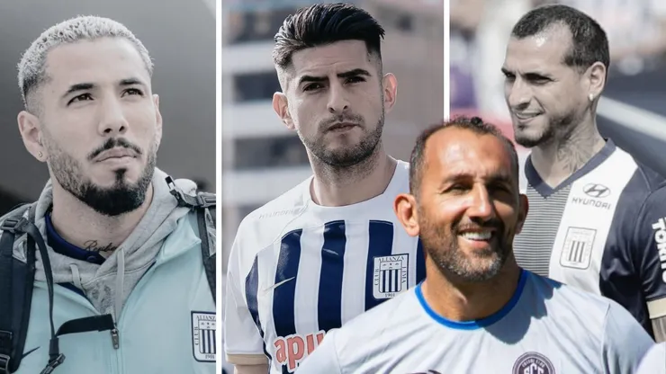 Hernán Barcos, Sergio Peña, Carlos Zambrano y Miguel Trauco.