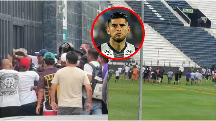 La barra de Alianza Lima amenazó a Carlos Zambrano y a los jugadores.