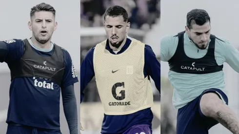 Carlos Zambrano, Sergio Peña y Miguel Trauco.