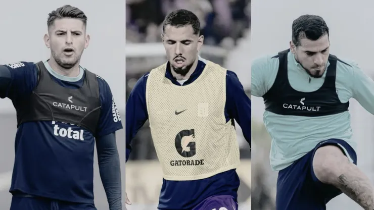 Carlos Zambrano, Sergio Peña y Miguel Trauco.