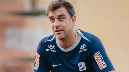 Pablo Guede, DT de Alianza Lima.