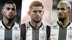 Miguel Trauco, Carlos Zambrano y Sergio Peña en Alianza Lima.