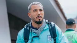 Sergio Peña con indumentaria de Alianza Lima.