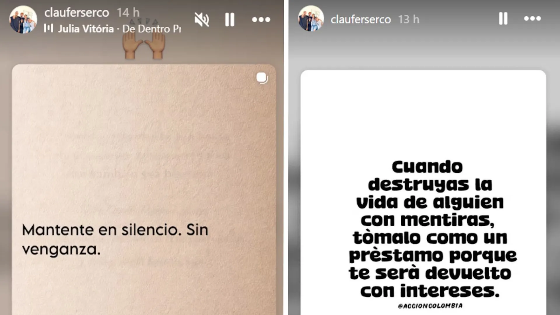 Fuente: @clauferserco