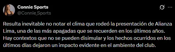 Culpan a Zambrano, Peña y Trauco en la Noche Blanquiazul (X @Connie_Sports).