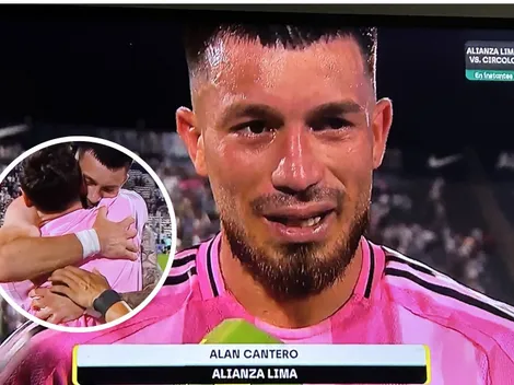 "Le dije que lo amaba"; la emotiva confesión de Cantero tras intercambiar camisetas con Messi