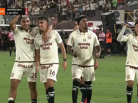 Martín Pérez Guedes se lució con golazo frente a la U. de Chile en la Noche Crema