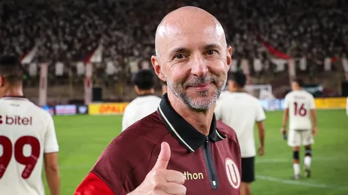 Javier Rabanal DT de Universitario.