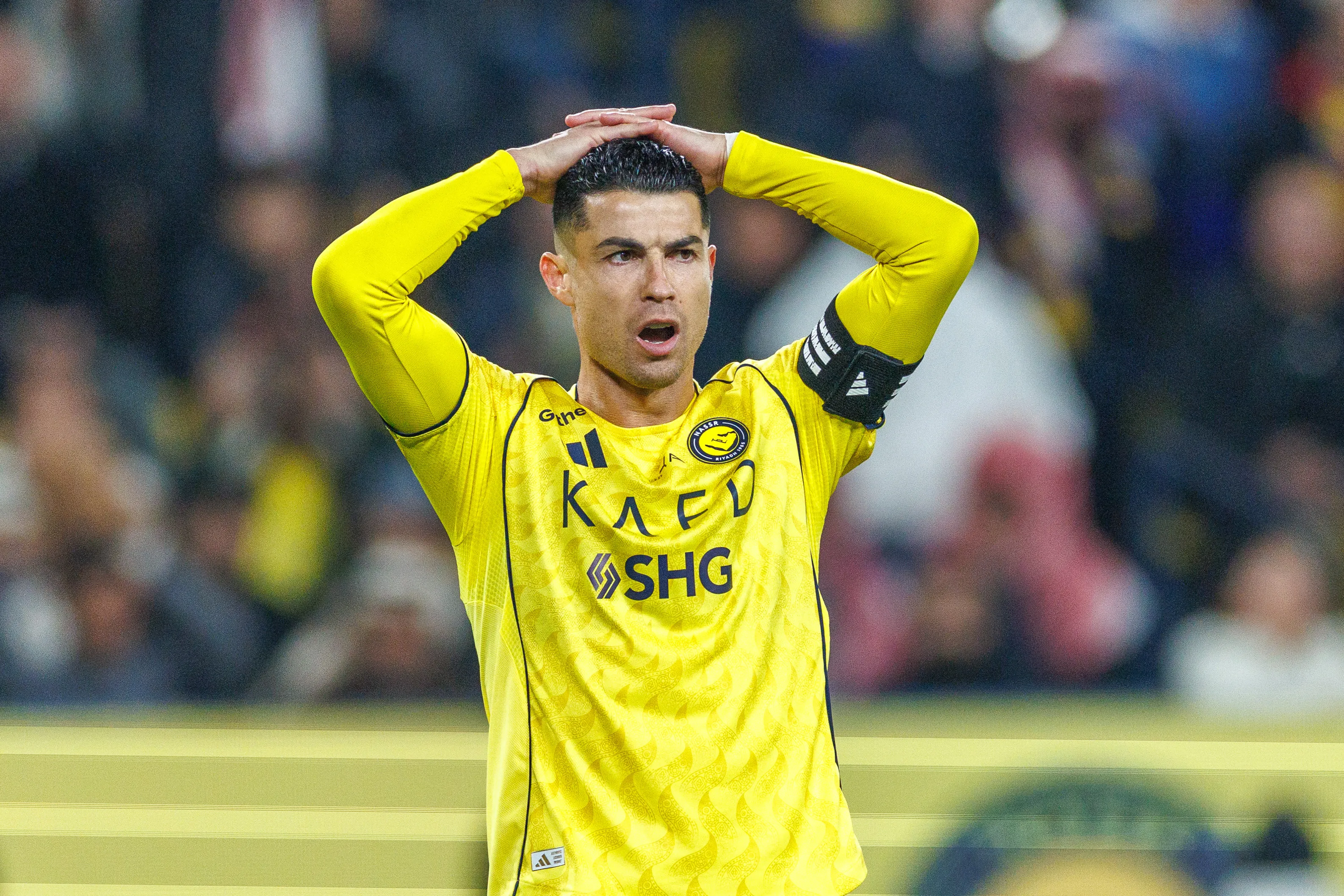 Cristiano Ronaldo no anotó con el Al-Nassr (Foto: Getty).
