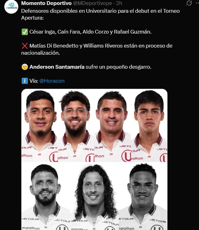 Fuente: MDeportivope