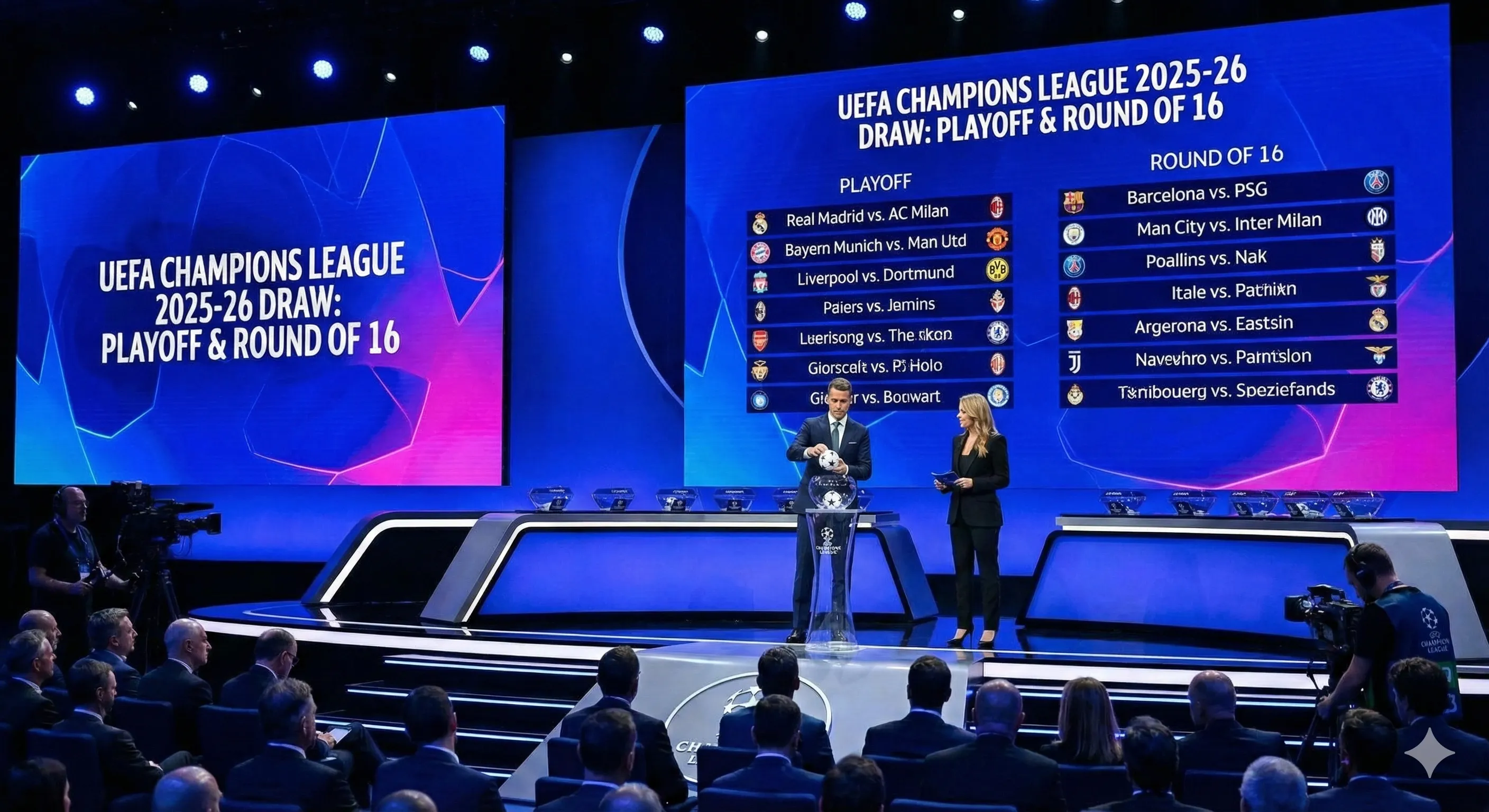 Sorteo Champions League (Foto: Gemini).