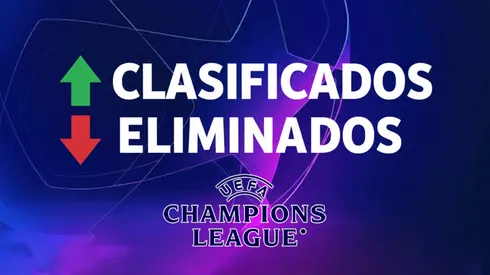 Los clasificados y eliminados de la Champions League.