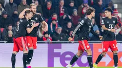 Jugadores de Bayern Múnich celebrando.