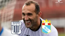 Hernán Barcos sonriendo.