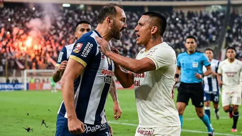 Hernán Barcos y Alex Valera.