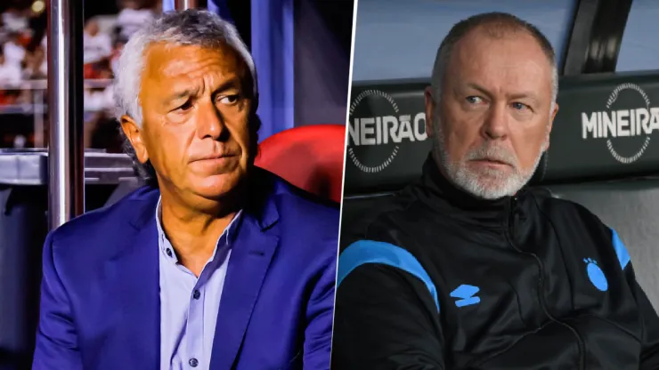 Néstor Gorosito y Mano Menezes tuvieron un duelo en el último año.
