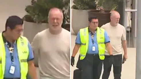 Mano Menezes arribó a la capital para ser presentado como nuevo DT de Perú.