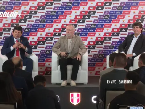 El blooper que casi lastima a Mano Menezes en su presentación como DT de Perú