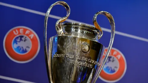 El trofeo de la UEFA Champions League.