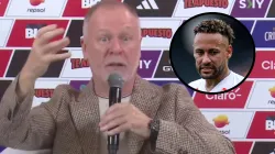 Mano Menezes habló sobre Neymar durante su presentación como DT de Perú.