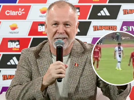 Mientras jugaban Huancayo vs. Alianza sin transmisión de L1 Max, esto hizo Mano Menezes como DT de Perú