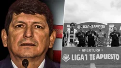 Agustín Lozano señalado tras el Alianza vs. Huancayo.