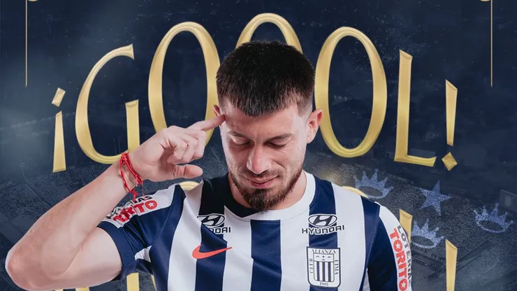 Alan Cantero, delantero de Alianza Lima.