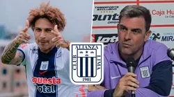 Paolo Guerrero y Pablo Guede en Alianza Lima.