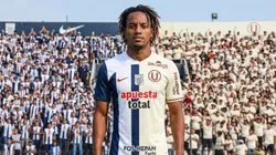 André Carrillo con camiseta de Alianza Lima y Universitario.