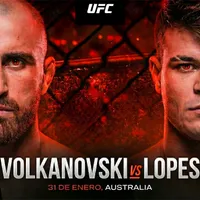 UFC 325: ¿A qué hora y dónde ver en vivo Volkanovski vs. Lopes 2?