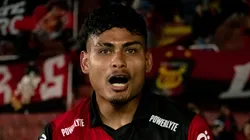 Jeriel De Santis celebrando su gol.