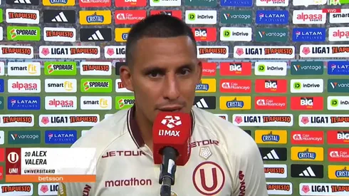 Álex Valera dando declaraciones para 'L1 MAX'.