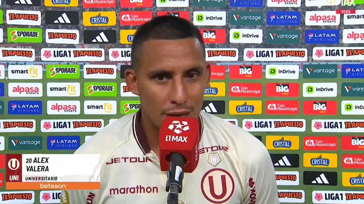 Álex Valera dando declaraciones para 'L1 MAX'.