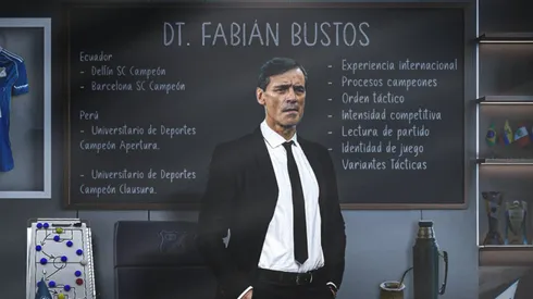 Fabián Bustos fue oficializado como nuevo DT de Millonarios.
