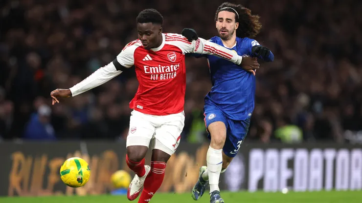 Los Gunners se impusieron por 3-2 en el partido de ida de las semifinales de la EFL Cup.
