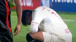 José Rivera rompió en llanto tras triunfo de Universitario ante ADT.