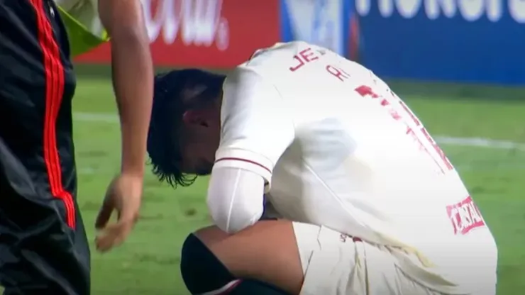 José Rivera rompió en llanto tras triunfo de Universitario ante ADT.