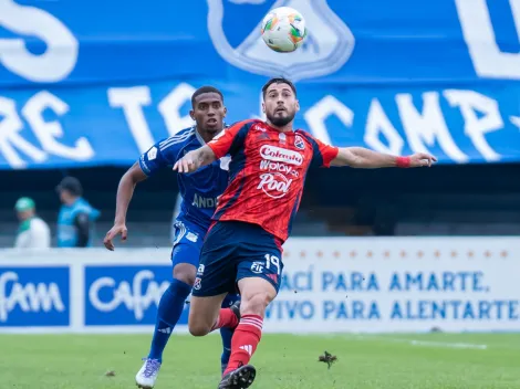 No pasaron del empate Millonarios y el Medellín: partido reanudado después de lluvia