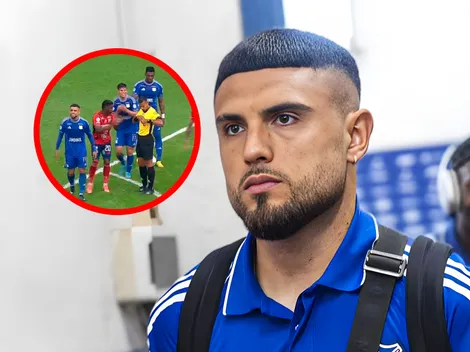 Ureña la pasa mal en Colombia: fue expulsado por esta falta