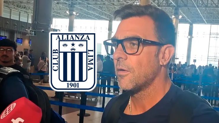Pablo Guede, DT de Alianza Lima.