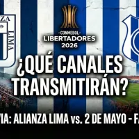¿Qué canales transmitirán el Alianza Lima vs. 2 de Mayo por la Copa Libertadores 2026?