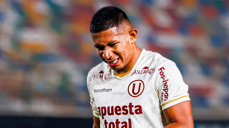 Edison Flores se lesionó en Universitario.