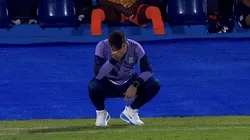 Pablo Guede lamentándose.