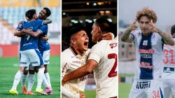 Sporting Cristal, Universitario y Alianza Lima.