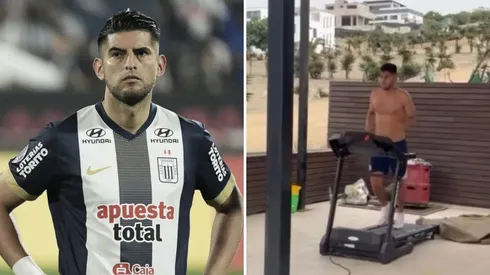 Carlos Zambrano entrenando tras ser retirado de Alianza Lima.